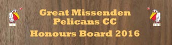 great missenden pelican honours board