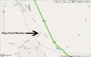 map showing location of Great Missenden Pelicans CC