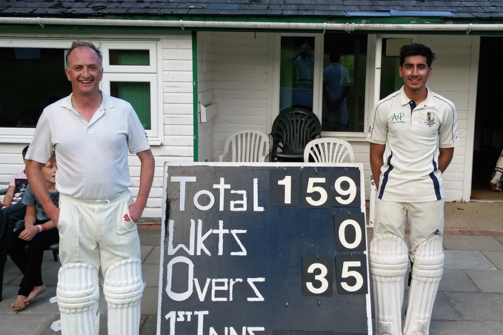 Asad Rehman Clive Nicholls 159 unbroken first wicket stand Great Missenden Pelicans vs Winchmore Hill