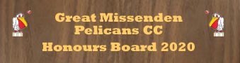 great missenden pelicans honours board 2020