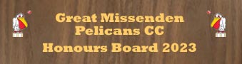 great missenden pelicans honours board 2023